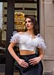 Rachel Allan 70826 Ruffle Top Slit Skirt Two Piece Dress
