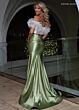 Rachel Allan 70826 Ruffle Top Slit Skirt Two Piece Dress