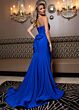 Rachel Allan 70857 Bow Back Strapless Corset Dress