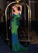 Rachel Allan 70860 Sweetheart Neckline Side Slit Ombre Dress