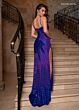 Rachel Allan 70860 Sweetheart Neckline Side Slit Ombre Dress