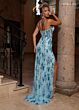 Rachel Allan 70866 High Slit Sweetheart Neckline Embellished Dress