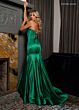 Rachel Allan 70869 Godet Skirt Strapless Sweetheart Neckline Dress