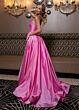 Rachel Allan 70871 Slit Skirt Strapless Corset Dress