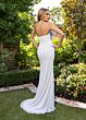 Rachel Allan 70926 High Slit Sweetheart Neckline Dress