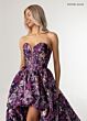 Rachel Allan 70928 Bubble Skirt High-Low Dress