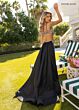 Rachel Allan 70929 High Slit Embellished Dress