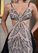 Rachel Allan 70929 High Slit Embellished Dress