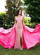 Rachel Allan 70929 High Slit Embellished Dress