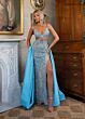 Rachel Allan 70929 High Slit Embellished Dress