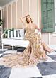 Rachel Allan 70931 Brush Train Embellished Dress