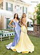 Rachel Allan 70932 Exposed Back Plunging Neckline Dress