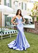 Rachel Allan 70932 Exposed Back Plunging Neckline Dress