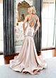 Rachel Allan 70932 Exposed Back Plunging Neckline Dress