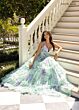 Rachel Allan 70935 Tiered Skirt Floral Dress