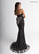 Rachel Allan 70936 Peak-A-Boo Neckline Embellished Dress