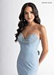 Rachel Allan 70936 Peak-A-Boo Neckline Embellished Dress