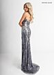 Rachel Allan 70937 Slit Skirt Embellished Dress