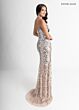 Rachel Allan 70937 Slit Skirt Embellished Dress