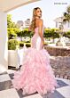 Rachel Allan 70938 Tiered Ruffle Skirt Strapless Dress