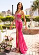 Rachel Allan 70941 Spaghetti Strap Embellished Dress