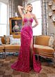 Rachel Allan 70941 Spaghetti Strap Embellished Dress