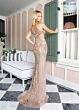 Rachel Allan 70942 Cutout Side Embellished Dress