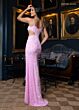 Rachel Allan 70942 Cutout Side Embellished Dress