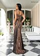 Rachel Allan 70942 Cutout Side Embellished Dress