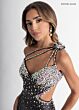Rachel Allan 70943 One Shoulder Embellished Dress