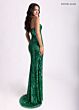 Rachel Allan 70948 Side Slit Embellished Dress