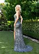 Rachel Allan 70948 Side Slit Embellished Dress