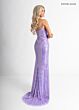 Rachel Allan 70948 Side Slit Embellished Dress
