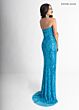 Rachel Allan 70948 Side Slit Embellished Dress