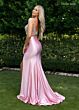 Rachel Allan 70949 Slit Skirt Two-Piece Dress