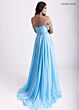 Rachel Allan 70951 Ruched Bodice High Slit Dress