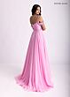 Rachel Allan 70951 Ruched Bodice High Slit Dress