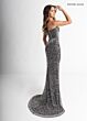Rachel Allan 70952 Scoop Neckline Embellished Dress
