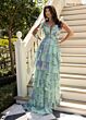 Rachel Allan 70953 Tiered Ruffle Skirt Lace-Up Dress