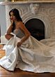 Rachel Allan 70956 Slit Skirt with Pocket Dress