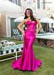 Rachel Allan 70957 Corset Bodice Lace-Up Dress