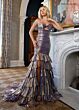 Rachel Allan 70959 Tiered Ruffle Skirt Spaghetti Strap Dress