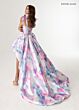Rachel Allan 70960 Corset Bodice Balloon Skirt High-Low Dress