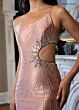 Rachel Allan 70965 Cutout Side One Shoulder Dress