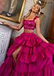 Rachel Allan 70966 Tiered Ruffle Skirt Two-Piece Dress