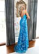 Rachel Allan 70969 Bow Waist Embellished Dress