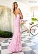 Rachel Allan 70969 Bow Waist Embellished Dress