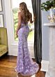 Rachel Allan 70969 Bow Waist Embellished Dress