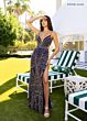 Rachel Allan 70970 Plunging Neckline Embellished Dress