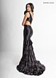 Rachel Allan 70976 Waterfall Back One Shoulder Dress